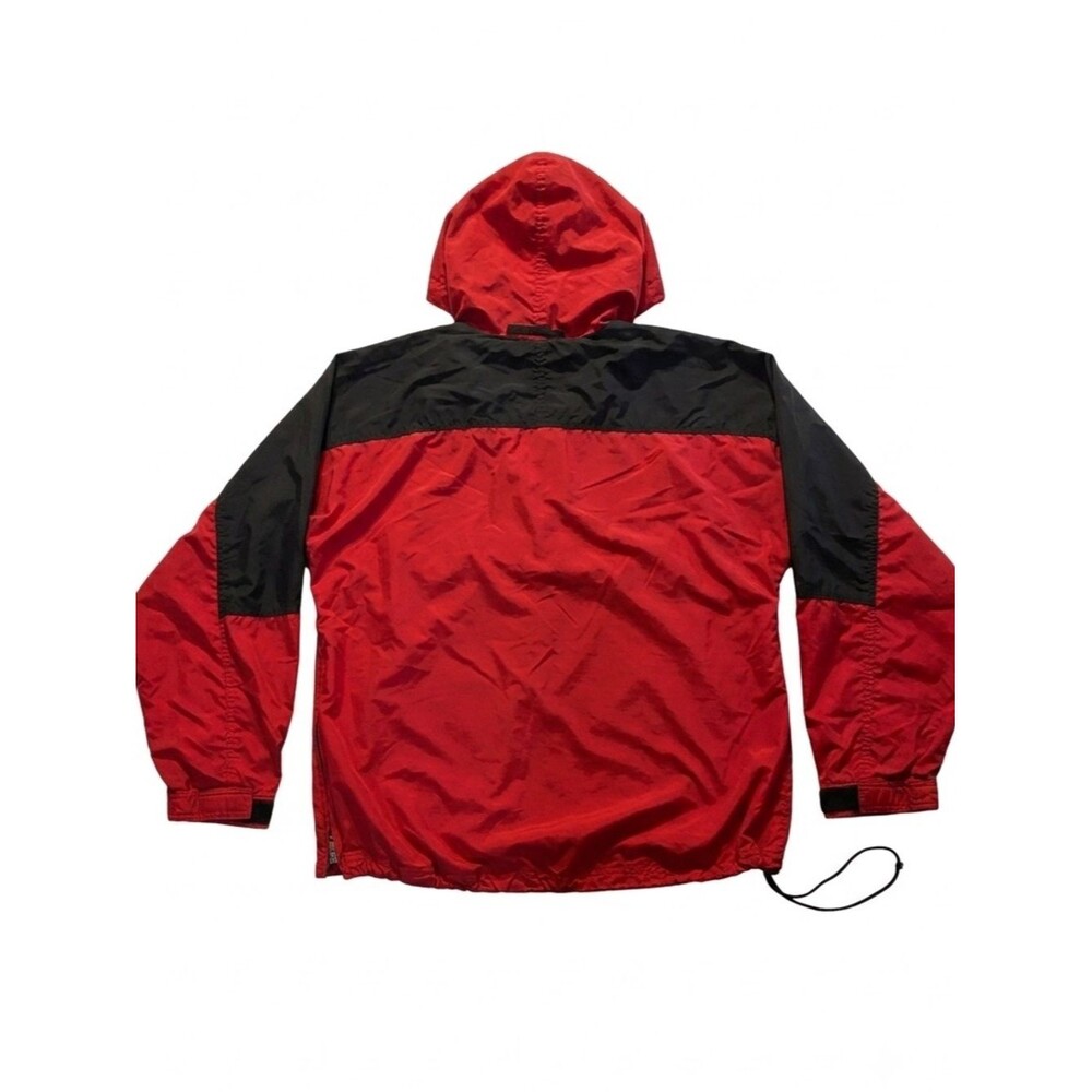 The North Face Vintage Red & Black Anorak Pullover Jacket - Picture 3 of 8